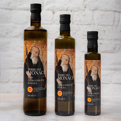 olio extravergine di oliva DOP Cilento terre dei monaci olio extravergine di oliva DOP Cilento terre dei monaci