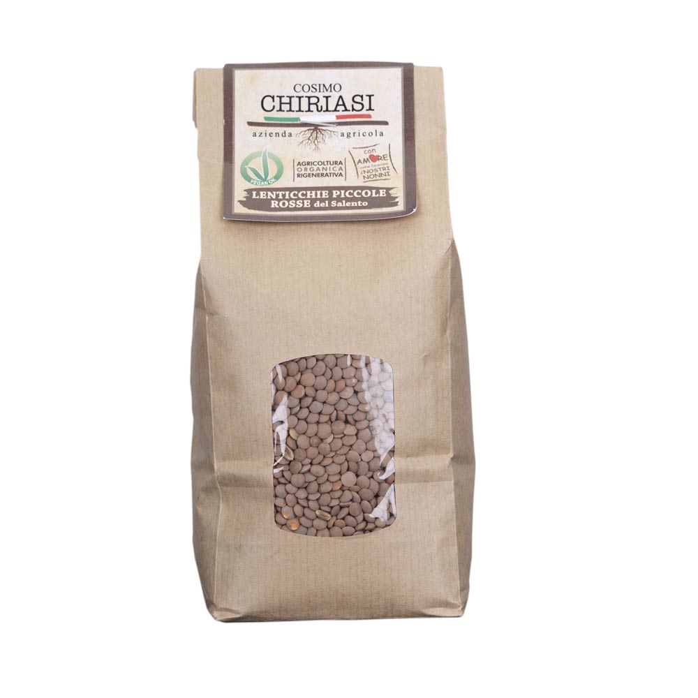 Salento small red lentils "Chiriasi"